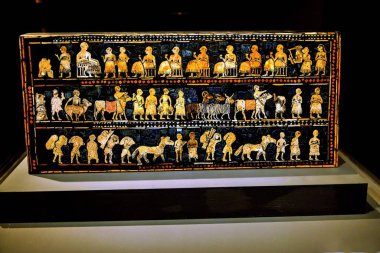 Irak 'tan antika kutu, CSMVS Müzesi, Mumbai, Maharashtra, Hindistan, Asya 