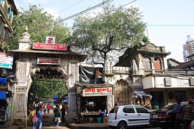 Madhav baug shri lakshmi narayan tapınağı, Cawasji patel tank yolu, Charni yolu, Bombay Mumbai, Maharashtra, Hindistan 