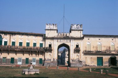 Museum building inside Ramnagar Fort, Varanasi, Uttar Pradesh, India, Asia clipart