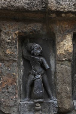 Mimarlık; chousath (64) yoginis tapınağı; Bhubaneswar; Orissa; Hindistan