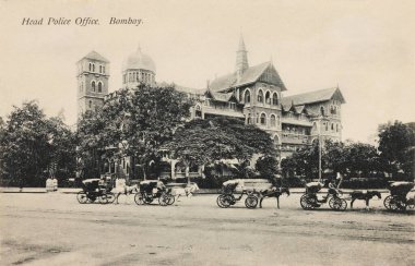 Merkez Polis Merkezi, Eski Bombay Mumbai, Maharashtra, Hindistan 