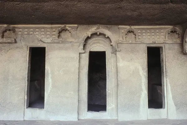 stock image Viharas at Bhaja Caves, Malavli, Lonavala, District Pune, Maharashtra, India, Asia