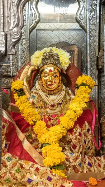 Stock image Saraswati statue in kalbadevi temple, mumbai, maharashtra, india, asia 