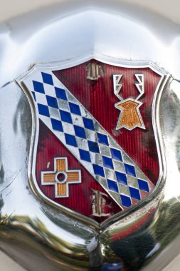 Antika Buick Araba Logosu Jodhpur Rajasthan Hindistan 