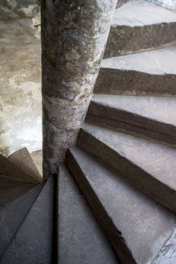 spiral staircase, Bhadra Fort, Ahmedabad, Gujarat, India, Asia clipart
