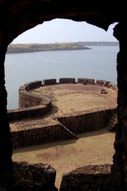 Vijaydurg kale kenarı Devgad, Dist Sindhudurga, Maharashtra, Hindistan 