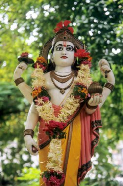 statue of dhanvantari God of Ayurveda clipart