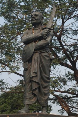 Özgürlük savaşçısı, çakhi khuntia chandan huzuri heykeli, bhubaneswar, orissa, Hindistan, Asya 