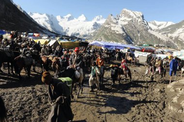 Pilgrim, amarnath yatra, jammu Kashmir, Hindistan, Asya 