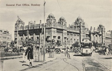 Genel postane, Eski Bombay Mumbai, Maharashtra, Hindistan 