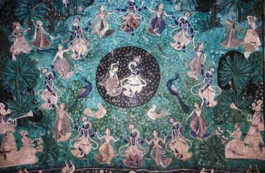 Krishna Leela, Bundi, Rajasthan, Hindistan 