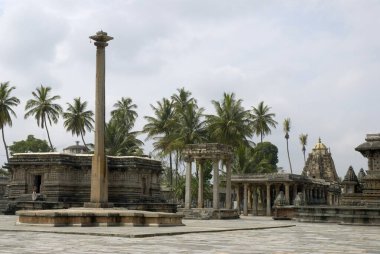 Channakesava Vishnu Tapınağı; Belur; Hassan Bölgesi; Karnataka; Hindistan