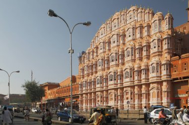 Hawa Mahal Sarayı, Jaipur, Rajasthan, Hindistan, Asya