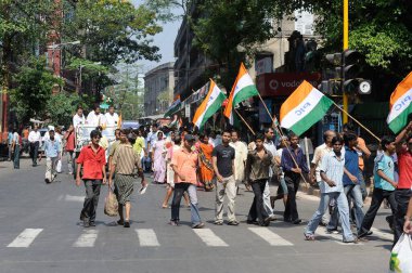 TMC rally in Central Kolkata India Asia  clipart