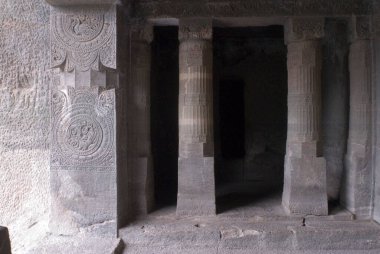 Ajanta mağaraları; Aurangabad; Maharashtra; Hindistan