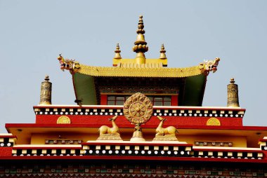 Budist manastırı, Gaya, Bihar, Hindistan 