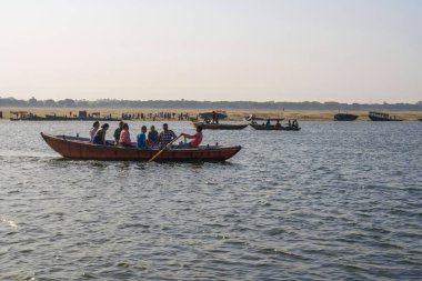 Teknedekiler, Ganga Nehri, Varanasi, uttar pradesh, Hindistan, Asya 
