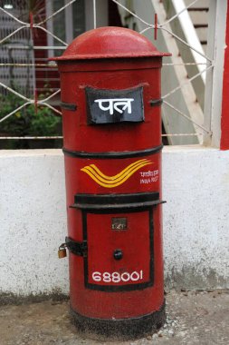 Posta kutusu, alappuzha, kerala, Hindistan, Asya