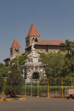 Flora çeşmesi, kale, mumbai, maharashtra, Hindistan, Asya 