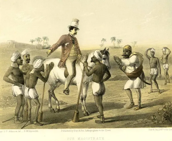 Koloniale Indiske Bilder Vår Dommer India stockfoto