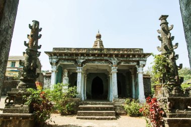 Sambhaji Tapınağı, Panhala Kalesi, Kolhapur, Maharashtra, Hindistan, Asya