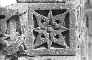 Qutub minar kompleksi duvarı, delhi, Hindistan, Asya 