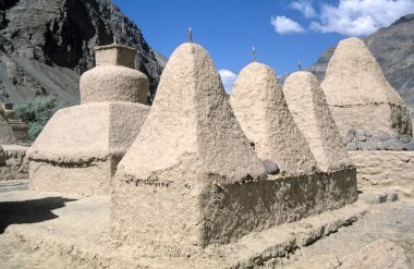 Tabo monastery in spiti at himachal pradesh India clipart