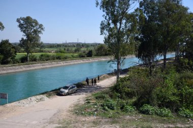 Beas nehri, Patiala, Punjab, Hindistan, Asya üzerindeki Nangal Hydel kanalı 