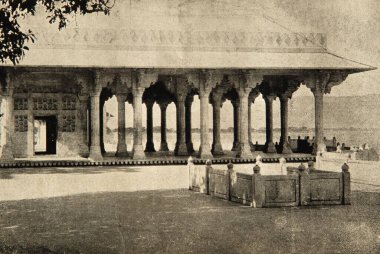 Bahradari 'nin eski resmi, Ajmer, Rajasthan, Hindistan