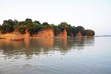 Ganj nehri, Allahabad, Uttar Pradesh, Hindistan ve Asya ile Babür Kalesi