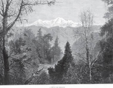 Himalayalar, Hindistan 'da Manzara 