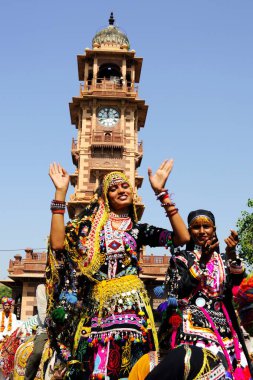 Kalbeliya halk dansçısı, Jodhpur, Rajasthan, Hindistan  