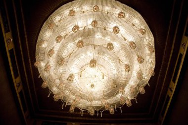 Güzel tavan lambası, Kalküta Kolkata, Batı Bengal, Hindistan