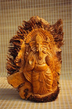 Ganesha Ganpati bambu sanatı, Tripura, Hindistan 
