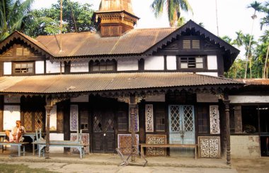 House built in 1983, Gauhati, Assam , India clipart