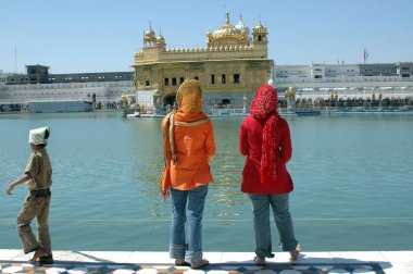 Altın Tapınak, Amritsar, Punjab, Hindistan, Asya 