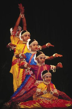Halk dansı, gotipua, orissa, Hindistan  
