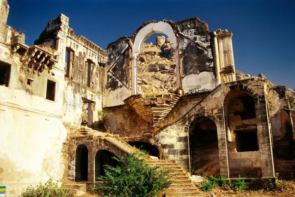 stock image Ruin of Palace Idor, Gujarat, India 