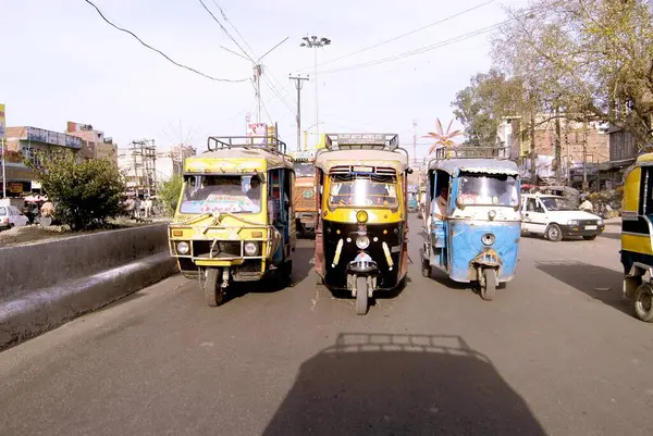 Taksi çekçekleri, Amritsar, Punjab, Hindistan 