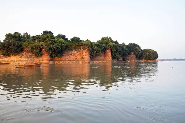 Ganj Nehri Allahabad Uttar Pradesh Hindistan Asya Ile Babür Kalesi — Stok fotoğraf