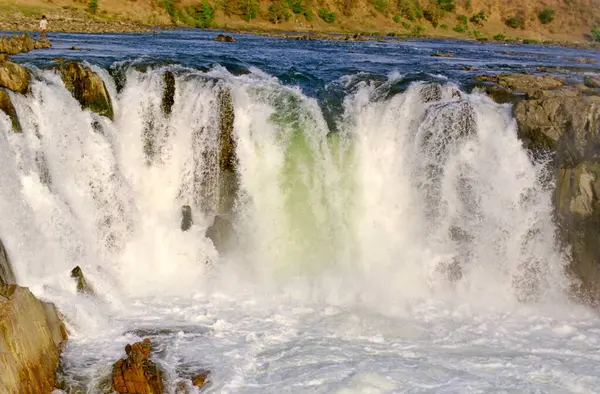 stock image waterfall ; dhuvadhar ; jabalpur  ; madhya pradesh ; india