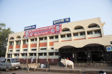 Madhya Pradesh Hindistan 'daki Itarsi Tren İstasyonu 