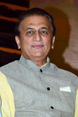 Sunil Gavaskar, Sunil Manohar Gavaskar, Hint kriket yorumcusu, Mumbai Kriket Federasyonu etkinliği, Mumbai, Hindistan, 24 Mayıs 2017