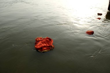 Triveni sangam, Allahabad, Uttar Pradesh, Hindistan 