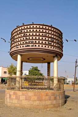 Güvercinlerin evi, Anjar, Kutch, Gujarat, Hindistan 