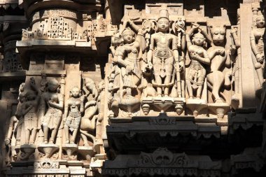 Jagdish Tapınağı; Vishnu Mandir 1651 yılında Maharana Jagat Singh tarafından inşa edildi; Udaipur; Rajasthan; Hindistan