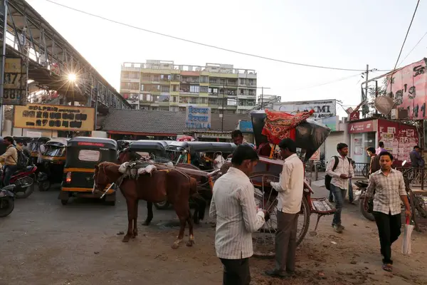 Titwala tren istasyonu, thane, maharashtra, Hindistan, Asya 