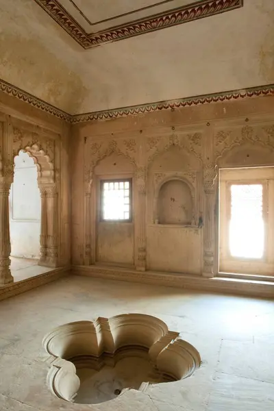 Stock image Hamam old bathroom in Government museum, Bharatpur, Rajasthan, India 