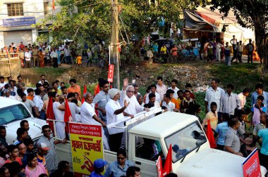 CPIM mitingi Jadavpur Kolkata Hindistan Asya 'da 