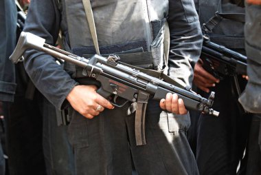 Ulusal Güvenlik Teşkilatı NSG komandoları Deccan Mücahitleri, Bombay Mumbai, Maharashtra, Hindistan 29-Kasım 2008 